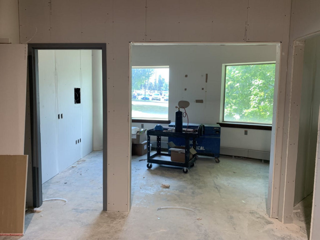 Medium Collaboration Room starting to take shape