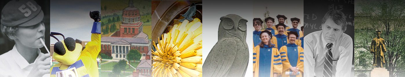 Collage of images from University Archives