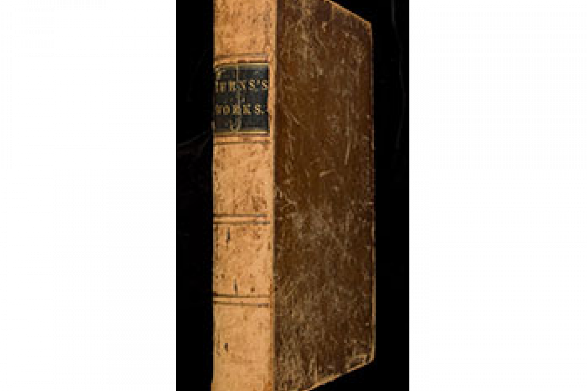 Frederick Douglass personal copy of Robert Burns book