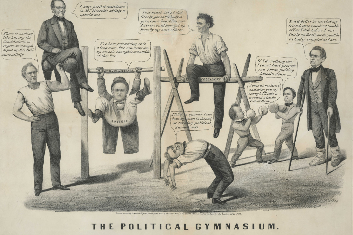 Currier Ives Political lithograph