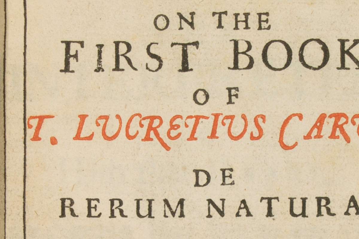 detail of title page