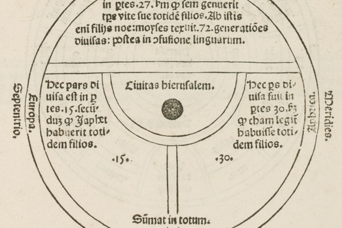 detail of T-O map