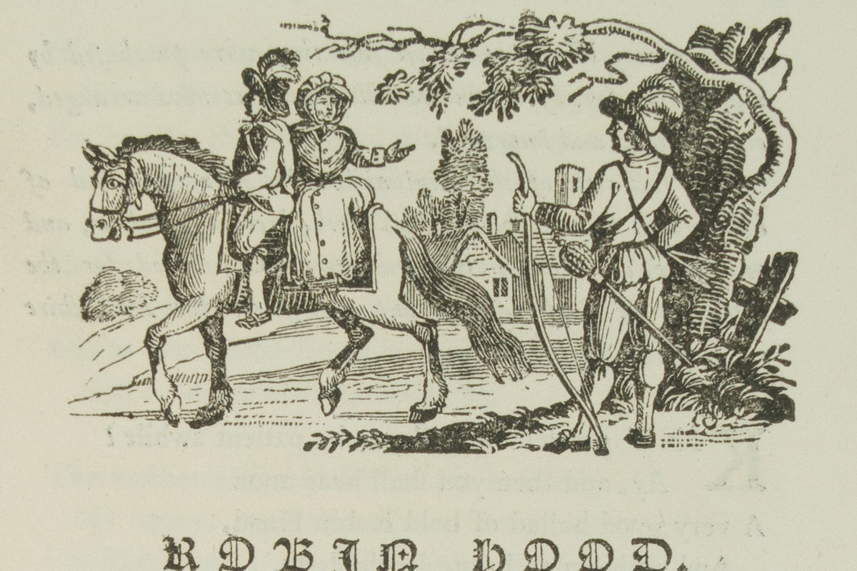 Bewick engraving of Robin Hood
