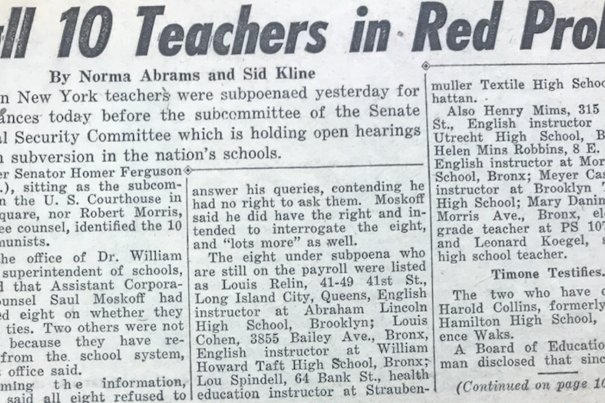 Newspaper clipping
