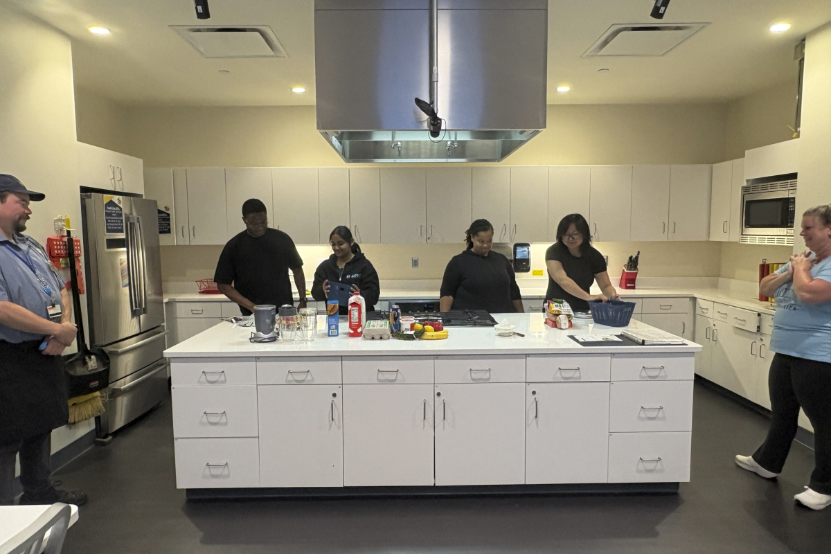 2025-2026 Karp Library Fellows Chopped competition in the Frederick Douglass Kitchen