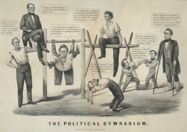 Currier Ives Political lithograph