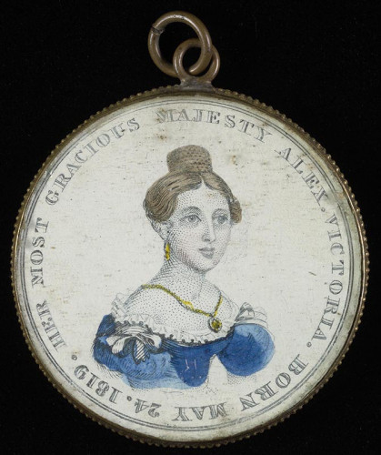 Queen Victoria image on a pendant