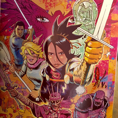 Cover of the comic book Once and Future Queen