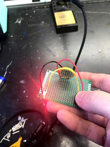 Matt's LED-button project