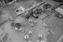 A view of the bell tower floor