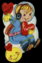 boy dressed in astronaut clothes