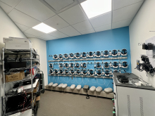 equipment room.