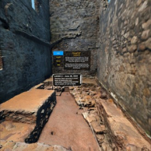 screenshot from the application that shows one layer of the dig site.