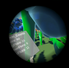 Bee overwhelmed by one flower option. 