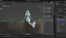 3D modeled siren in Blender. 