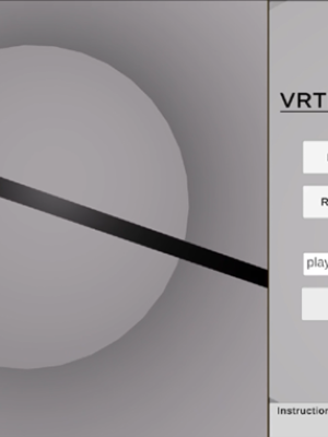 screenshot of the project user interface