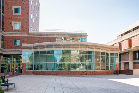 Exterior view of Carlson Library